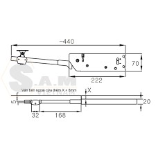 Chống tủ IVAN 04215.102 Trái