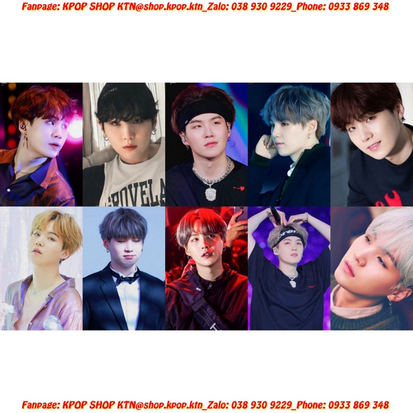 CARD BO GÓC SUGA BTS