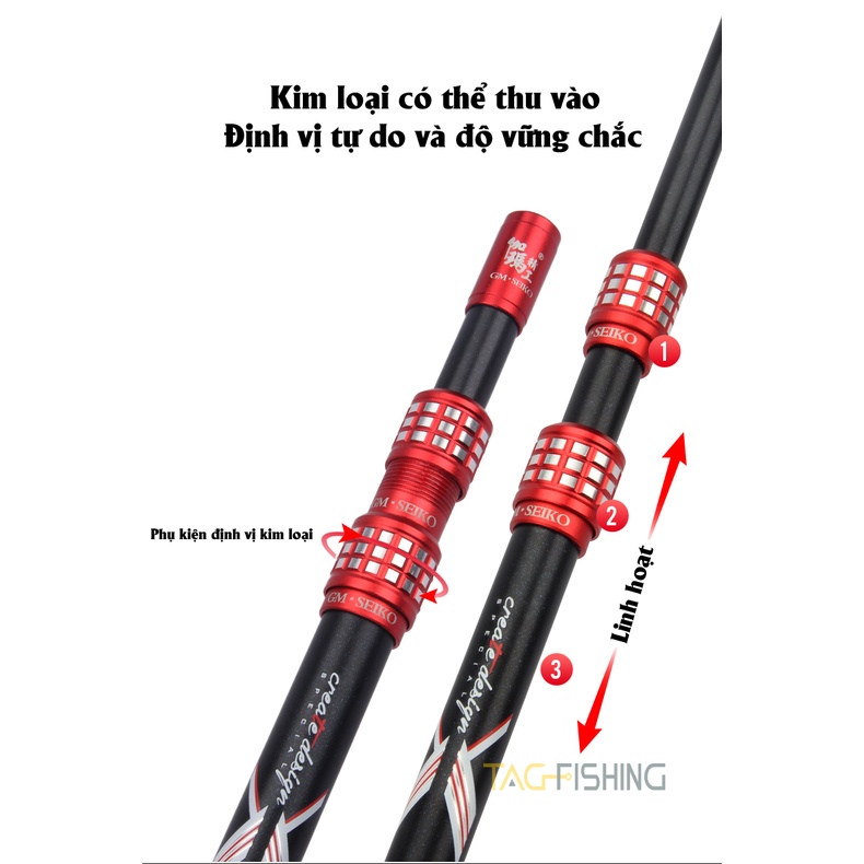 Cán vợt Carbon Gama Seiko