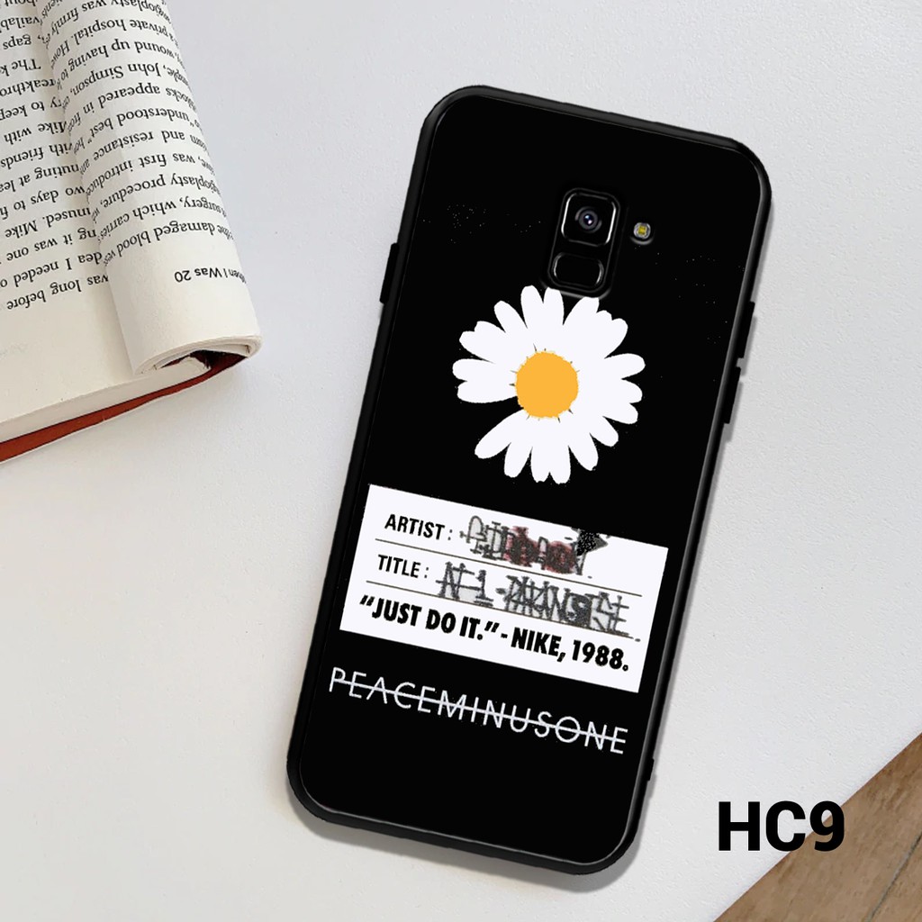 Ốp lưng SAMSUNG A6 2018/ A6 PLUS - A8 2018/ A8 PLUS in hình hoa cúc peaceminusonee G-Dragon x Just Do It