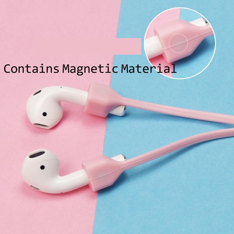 Suitable For Airpods Magnetic Silicone Cord Accessories Apple Second Generation Bluetooth Headset Magnetic Anti Loss Cord