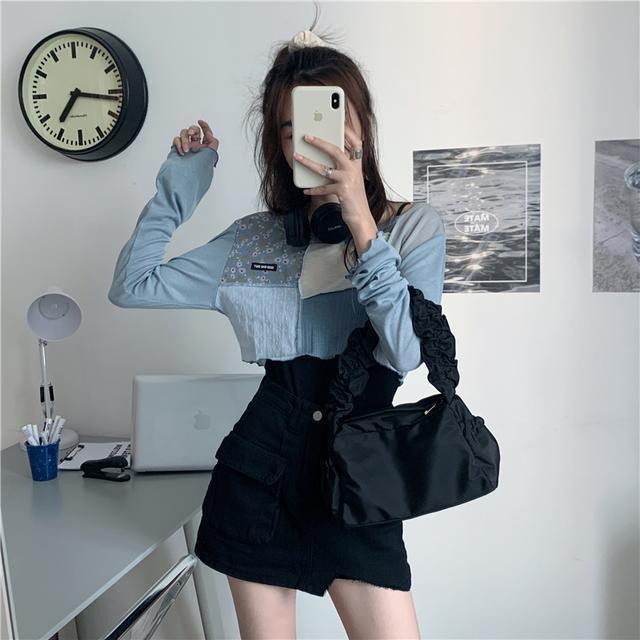 Set Chân Váy Và Áo Thun Tay Ngắn Thời Trang Phong Cách Hàn Quốc Cho Nữ