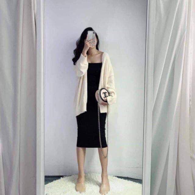 Đầm Nữ ❤️ Free Ship ❤️ Đầm 2 dây sợi bún body dáng ôm SIÊU ĐẸP | BigBuy360 - bigbuy360.vn