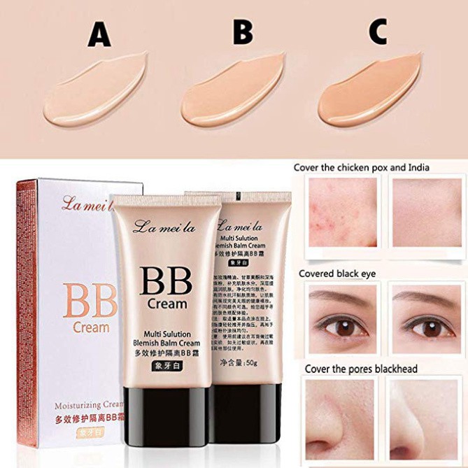 Kem Nền BB Cream Hồng Dạng Tuýp Nội Địa Mỏng Mịn Tự Nhiên sỉ tốt - GIÁ GỐC 12