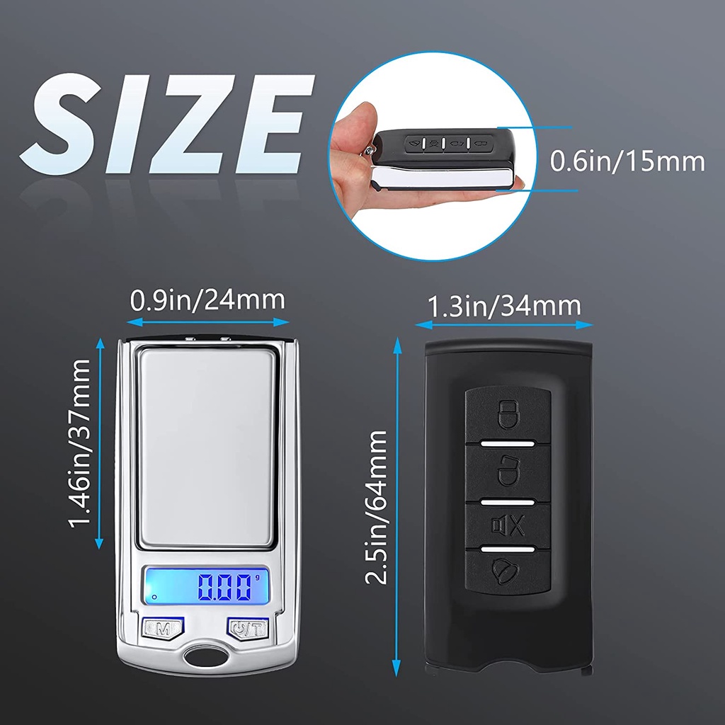 Cân Điện Tử Mini Độ Nhạy Cao Bỏ Túi Tiện Dụng Cân Trang Sức