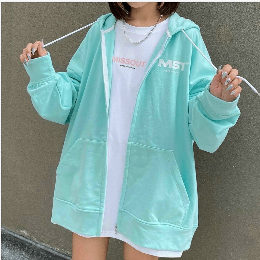 ÁO KHOÁC NỈ NỮ CÓ MŨ FORM RỘNG SIÊU XINH , CHẤT NỈ SIÊU XỊN