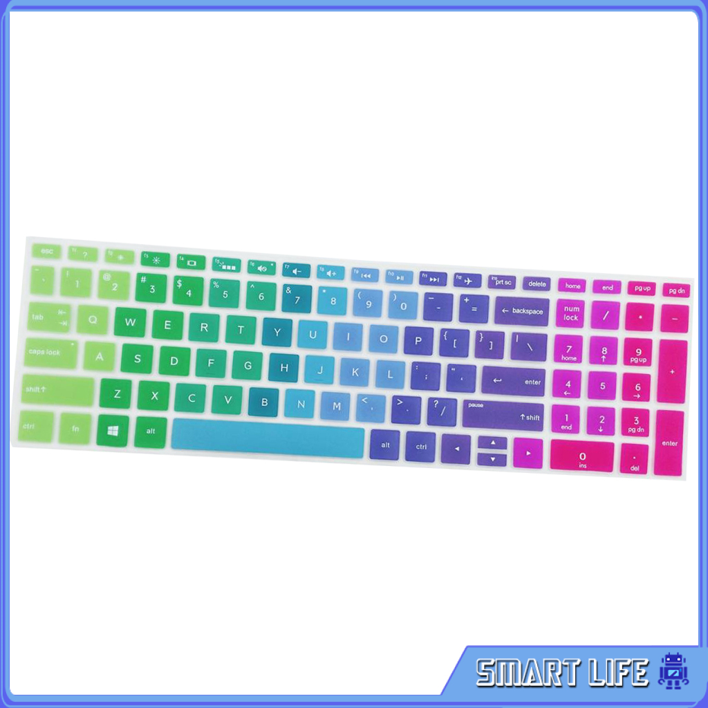 [Smart Life 🔑]Soft Laptop Keyboard Skin Protector Cover For HP 15.6 inch BF Blue