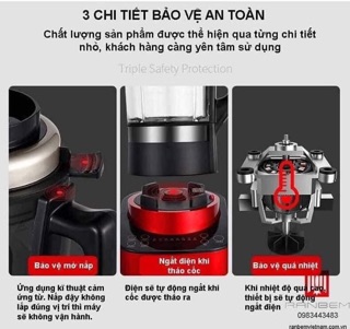 Máy làm sữa hạt Ranbem 735H