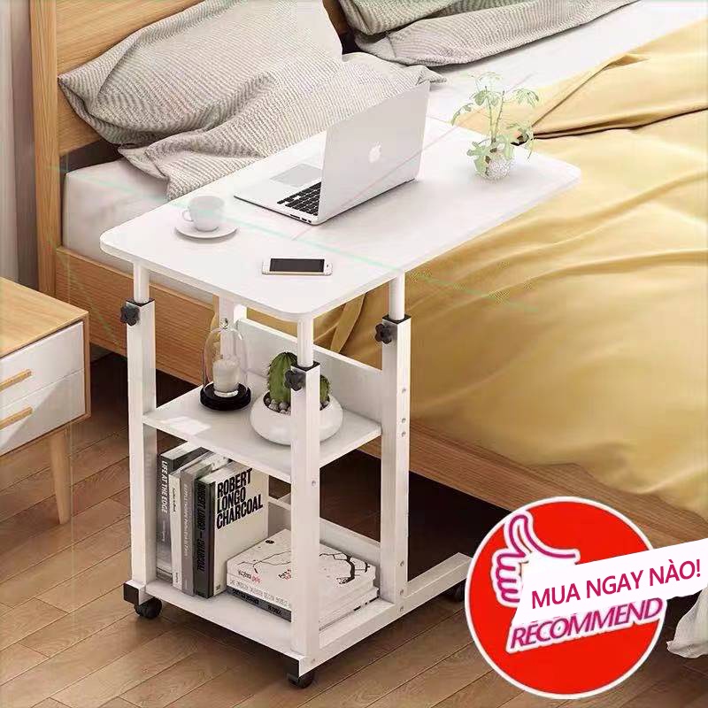 Bàn laptop thông minh, bàn làm việc thông minh đa năng có bánh xe di động và thay đổi chiều cao dễ dàng Nội Thất FU156Y
