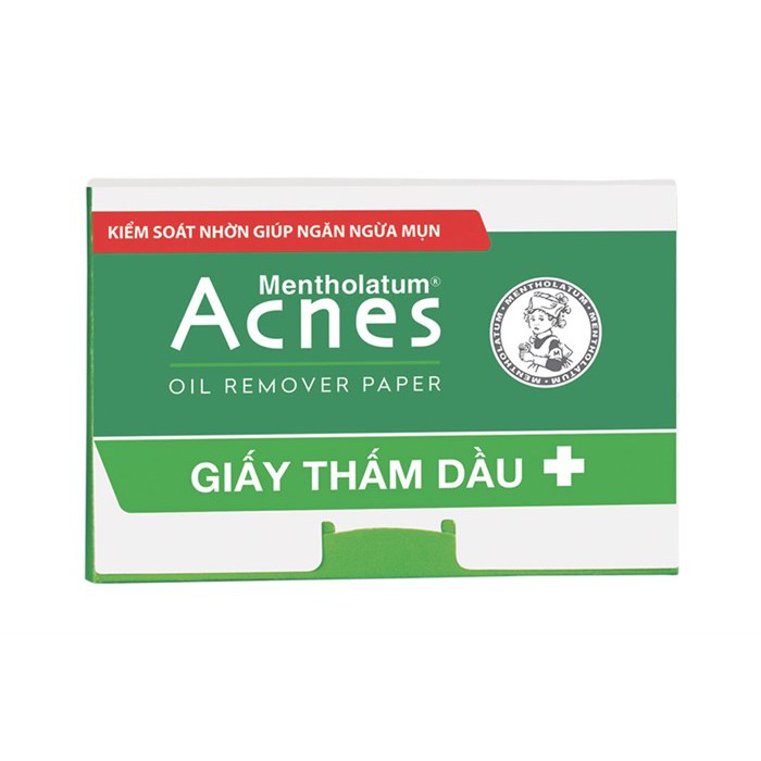 Giấy thấm dầu ngăn ngừa mụn Acnes Oil Remover Paper 100 Tờ