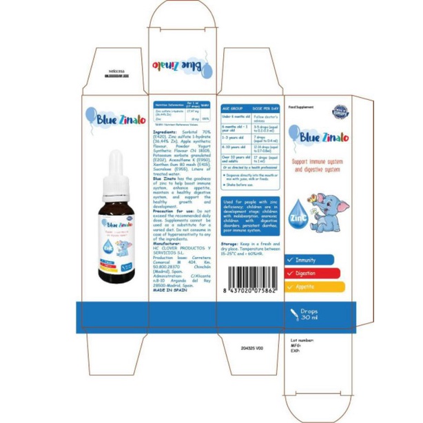 Kẽm nhỏ giọt Blue Zinato - Nhập khẩu chính hãng