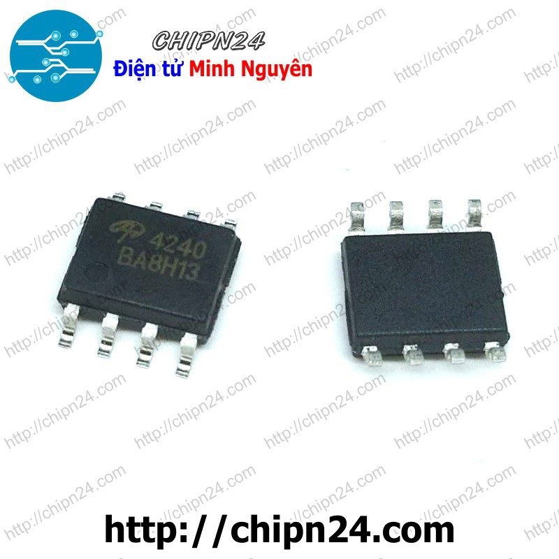 [2 CON] (SOP) Mosfet Dán AO4240 SOP-8 24A 40V Kênh N (SMD Dán) (4240)