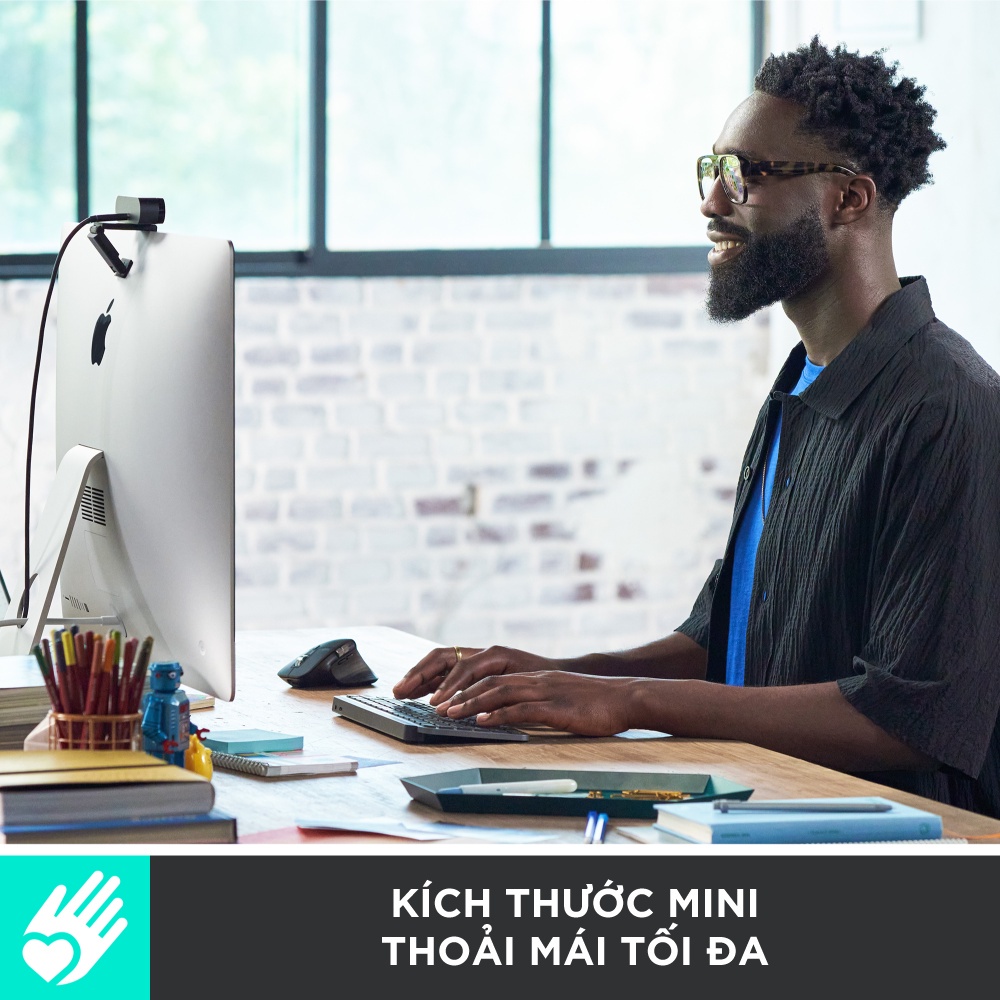 Bàn phím không dây Bluetooth Logitech MX Keys Mini - Nhỏ gọn, Phím tắt thông minh, Có bản cho Mac