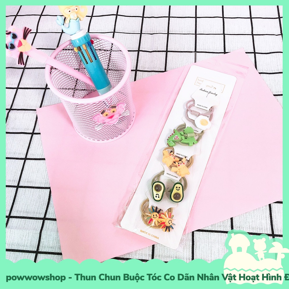 [Sẵn VN - Hỏa Tốc] Thun Chun Buộc Tóc Mẫu Nhân Vật Hoạt Hình Xinh Xắn Đáng Yêu Dành Cho Nữ