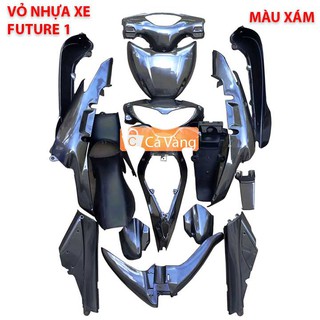Dàn áo xe máy Future 1 nhựa ZIN cao cấp màu XÁM GHI