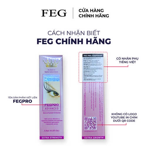 Combo Serum Dưỡng Mi FEG Toàn Diện - Mi dài, dày cong vút sau 14 ngày