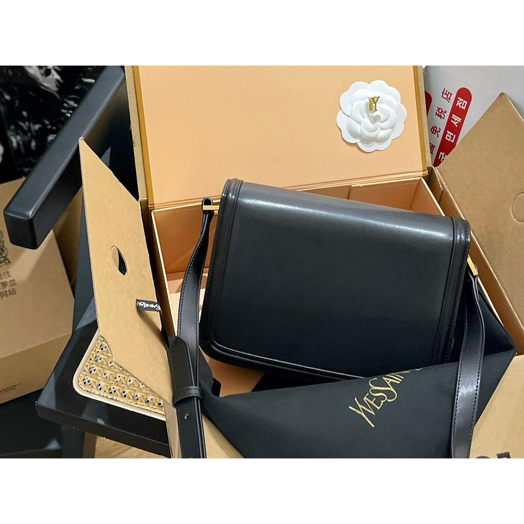 Túi Saint Laurent Solferino Medium Satchel 3 Ngăn Size 24 Da Thật Full Box
