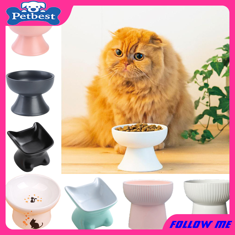 Bát gốm đựng thức ăn cho thú cưng với 5 kiểu dáng tùy chọn nhiều màu sắc
