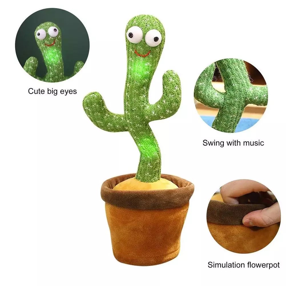 Vibrato Dancing Cactus Dance Toy 120 Bài Hát Swing Twist Electric Plush Music Toy Hát Và Dance Phát Sáng Ghi Âm Vui Nhộn Búp Bê Trang Trí Phòng Ngủ Khiêu Vũ Cây Xương Rồng Quà Tặng Trẻ Em Ca Hát Và Nhảy Múa Phòng Ngủ Búp Bê Quà Tặng Sinh Nhật