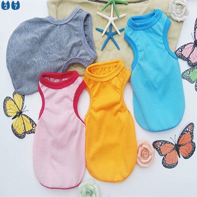 (MớI) Áo Vest MùA Hè, MàU Trơn Cho Thú Cưng