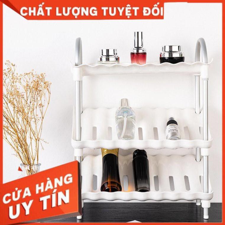 Kệ để đồ nhà tắm 3 tầng 2411,kệ chữ nhật để xà bông dầu gội nhà tắm cao cấp