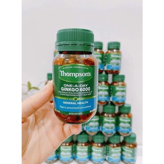 Bổ não Thompson's Ginkgo 6000mg 60 viên Úc.Cải thiện trí nhớ,giảm stress,căng thẳng,mệt mỏi,mất ngủ