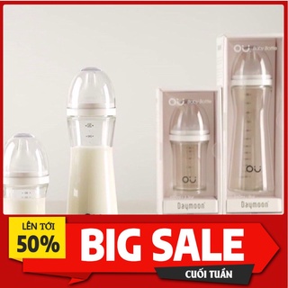 [🎁 TẶNG 1 NẮP ĐẬY] BÌNH SỮA OU WISH NỘI ĐỊA HÀN VỚI TỐC ĐỘ CHẢY SỮA SIÊU NHANH - NÚM CỰC MỀM 90-140-260ML