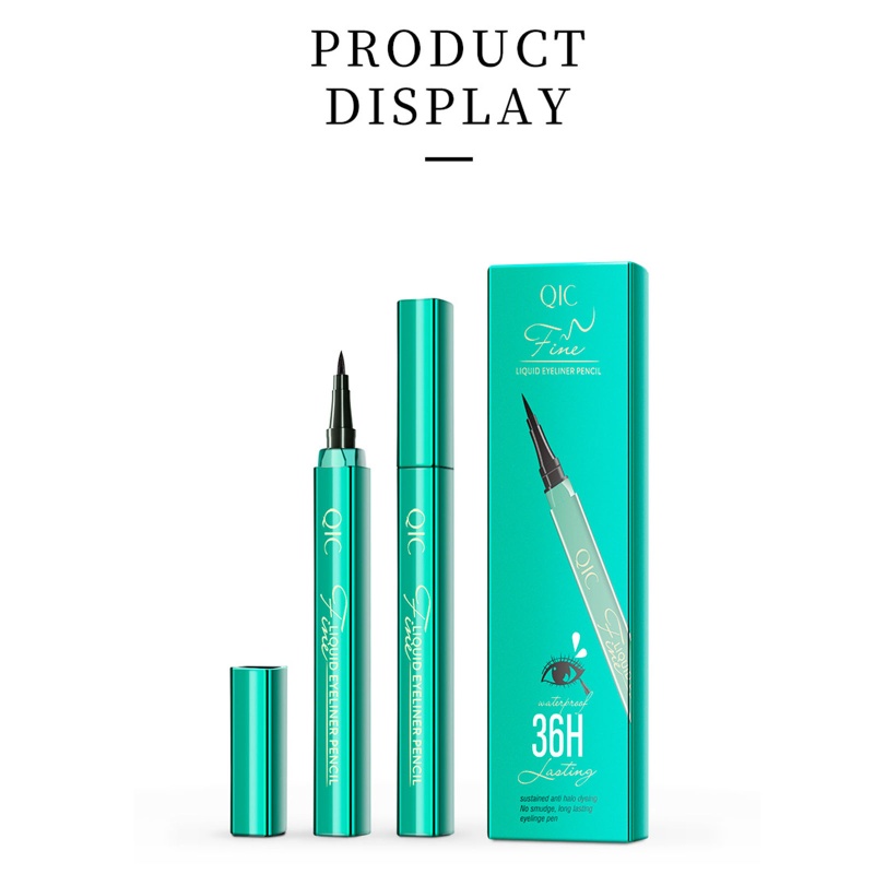 Bút Kẻ Mắt Dạng Lỏng Màu Đen Chống Thấm Nước Lâu Trôi Không Nhòe Cho Cả Ngày