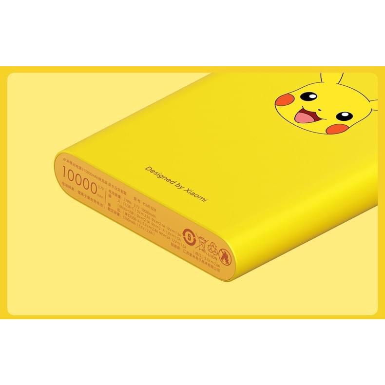 Sạc Dự Phòng Xiaomi Pikachu Gen 3 Pikachu 10000mAh Phiên bản giới hạn Pokemon