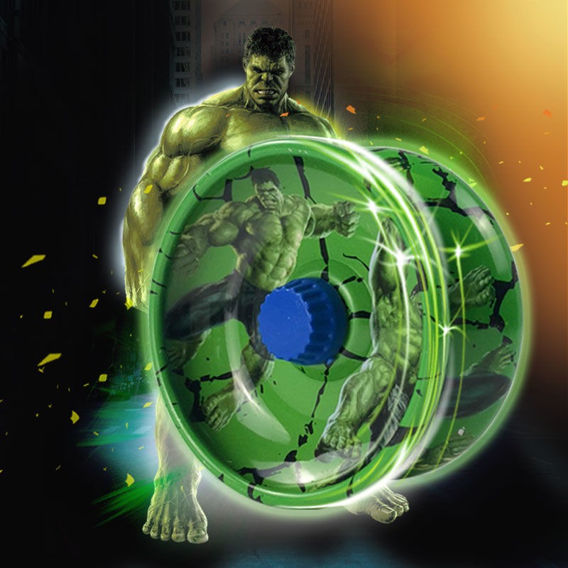 Đồ chơi trẻ em Yoyo sắt cao cấp Avengers - Đồ chơi giải trí Zozo hình siêu anh hùng có kèm dây (giao mẫu ngẫu nhiên)