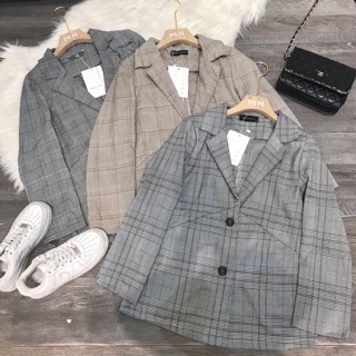 Khoaca vest dạ kẻ