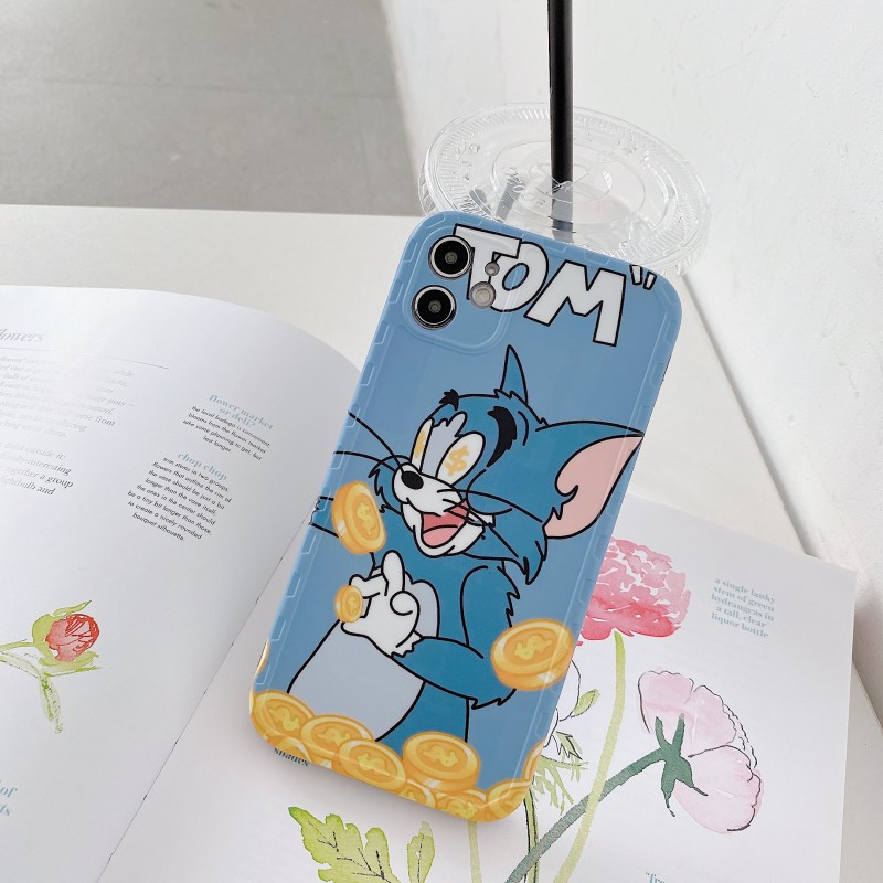 ốp điện thoại Tpu Họa Tiết Hoạt Hình Tom And Jerry Thời Trang Cho Iphone X Xr 11 Pro Xs Max Iphone 8 7 Plus