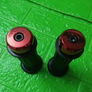 Bộ bao tay xe máy gù crôm đỏ Ruby