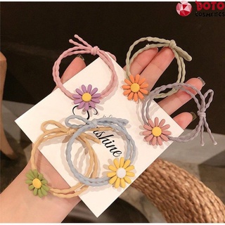 Dây/Nơ Buộc Tóc [RẺ VÔ ĐỊCH] Chun Tóc, Cột Tóc Hoa Cúc Daisy Hot Trend