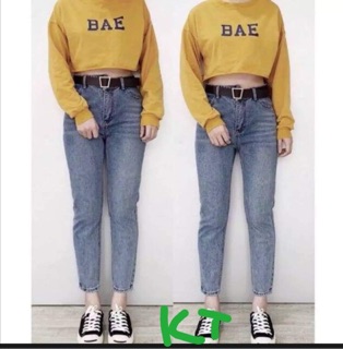Áo croptop BAE dài tay KTH0919