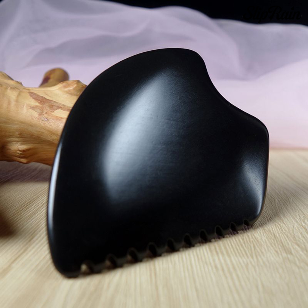 Sliprain ♥Stone Massage Board Relieve Wrinkles Smooth Stone Spa Face Scraper for Treatment