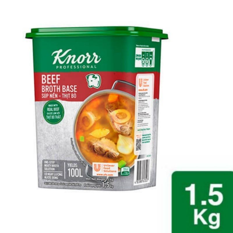 Súp Nền Thịt Bò Knorr Hộp 1,5kg