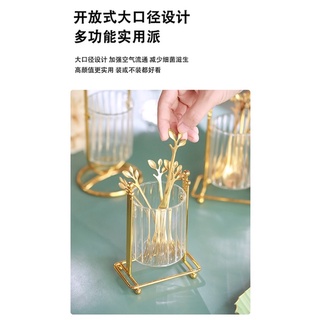 HŨ ĐỰNG THÌA DĨA THUỶ TINH