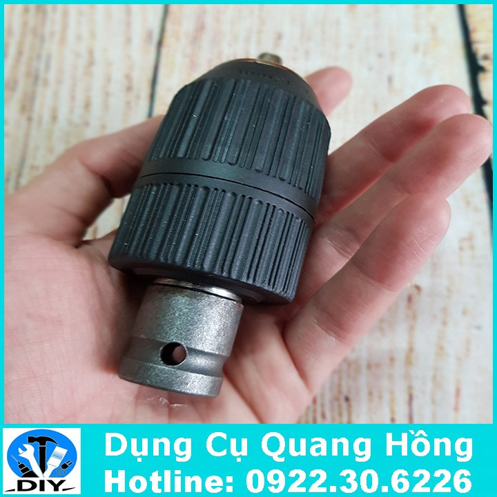 Đầu chuyển bulong 1/2 sang đầu kẹp mũi khoan tự động 2-13mm