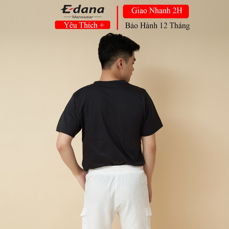 Áo thun trơn Edana Menswear đẹp cổ tròn cao cấp dành cân nặng 45 - 85kg | BigBuy360 - bigbuy360.vn