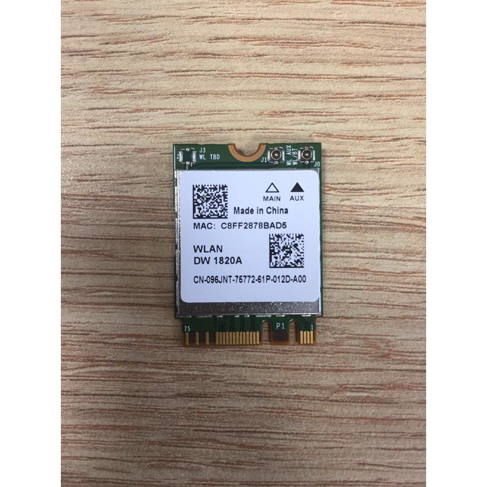 Card WiFi Laptop Broadcom BCM94350z DW1820A chuẩn M.2 / NGFF