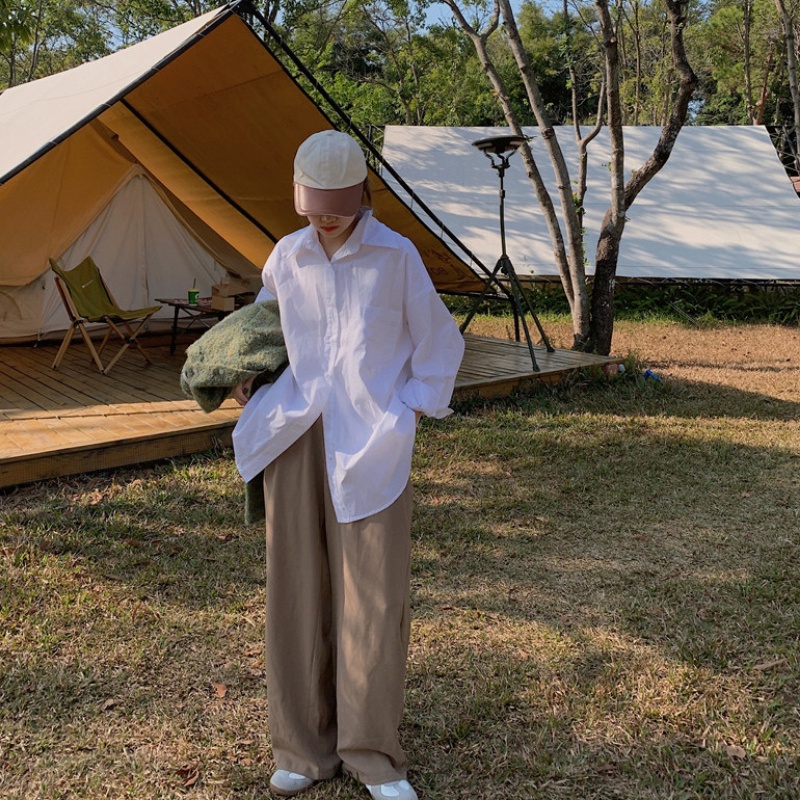 Áo Sơ Mi Tay Dài Phong Cách Nhật Bản Thời Trang Xuân Thu Mới 2022 Cho Nữ