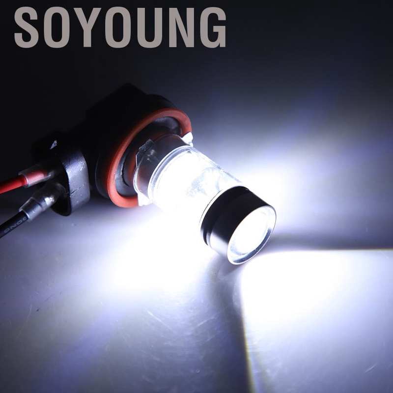 [Hàng tồn kho] Đèn Pha Chống Sương Mù H11 H8 100w 20 Bóng Led Dành Cho Xe Hơi