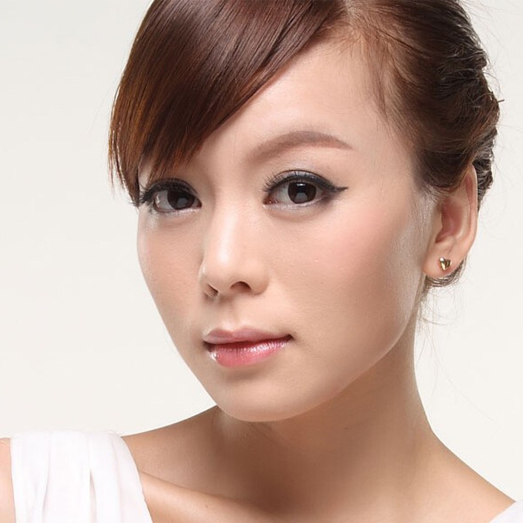 Hoa tai hợp kim hình trái tim xinh xắn nhỏ nhắn