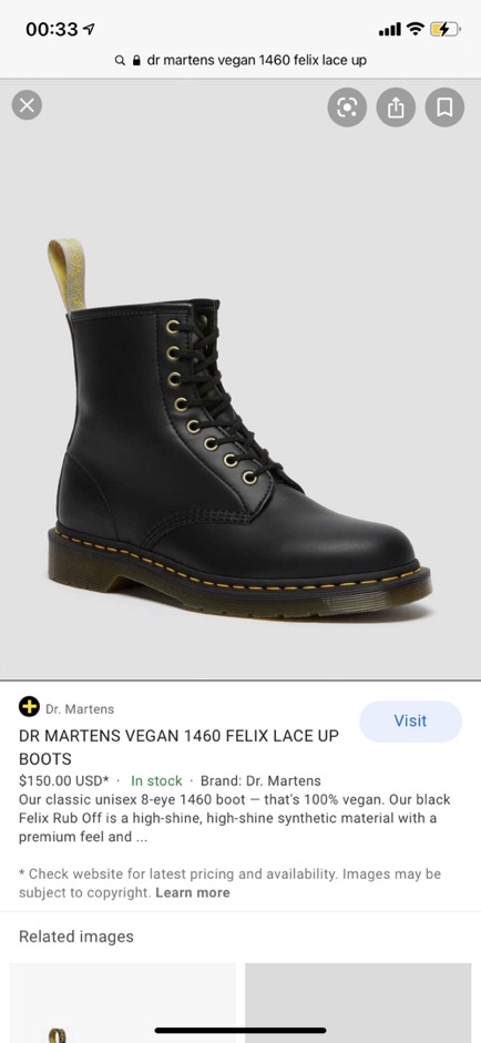 Giày Dr Martens Vegan 1460 chính hãng