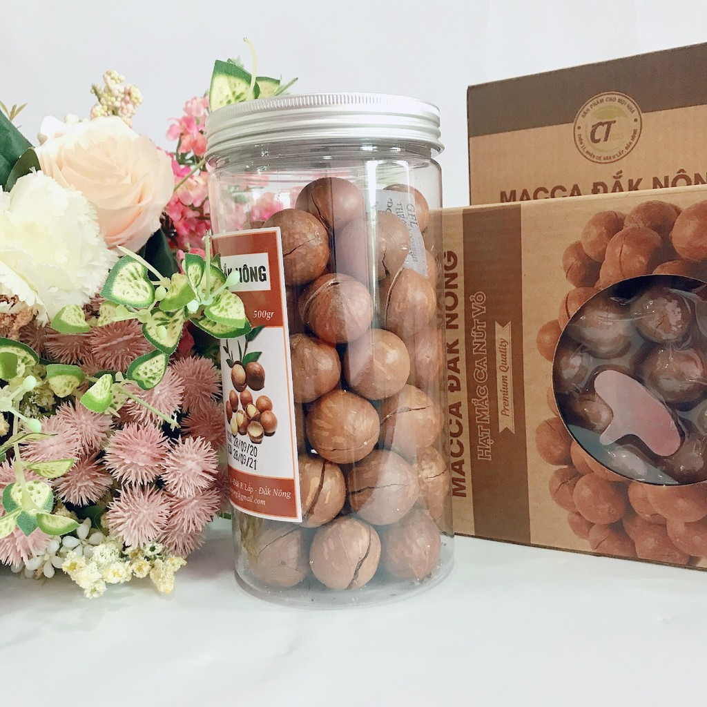 Hạt Macca Tây Nguyên ⚜️FREESHIP⚜️ 500gr Hạt MACCA (Mắc ca) Size Đại & Trung 23-27mm | BigBuy360 - bigbuy360.vn