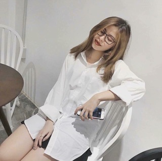 Sơ mi orver size kèm ảnh thật