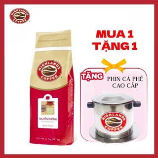 [Mã 77FMCGSALE1 giảm 10% đơn 250K] Cà phê bột Truyền thống Highland Coffee 1kg