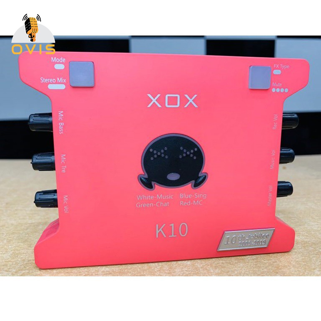 [BH 12 THÁNG] Sound card Hát Karaoke Online XOX K10 10th Jubilee