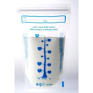 Túi đựng sữa mẹ (trữ sữa mẹ) Unimom compact 210ml (10 túi/hộp)